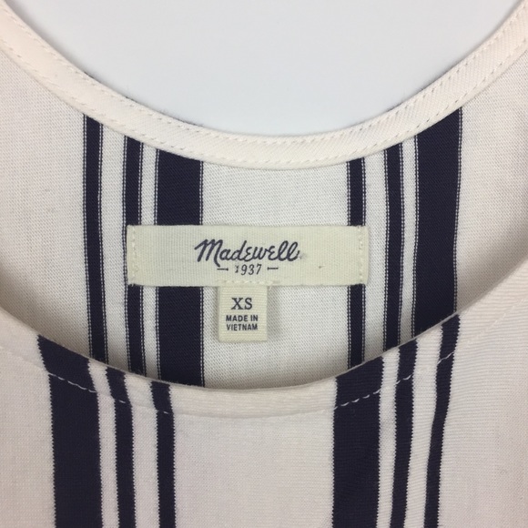 Madewell Singlet Side-slit Tank in Stripe Nautical - Picture 4 of 8